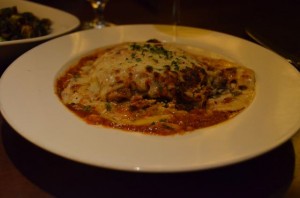 Mushroom and onion lasagna at Urban Tide (Hyatt Regency Orlando)