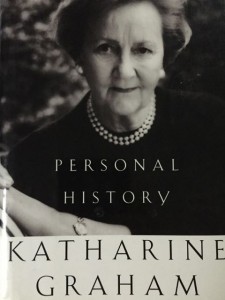 An image of Katharine Graham's autobiography, part of my personal library.