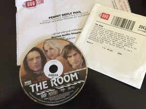 The Room I heard about this odd film and search DVD Netflix. Of course, they had it. I watched it and watched it again. 